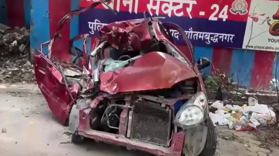 Noida Car Accident